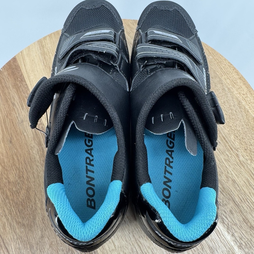 Bontrager IGNEO BOA Mountain Cycling Shoes Black/Blue/Silver Women's 6.5 EU 36‎ - Picture 12 of 13